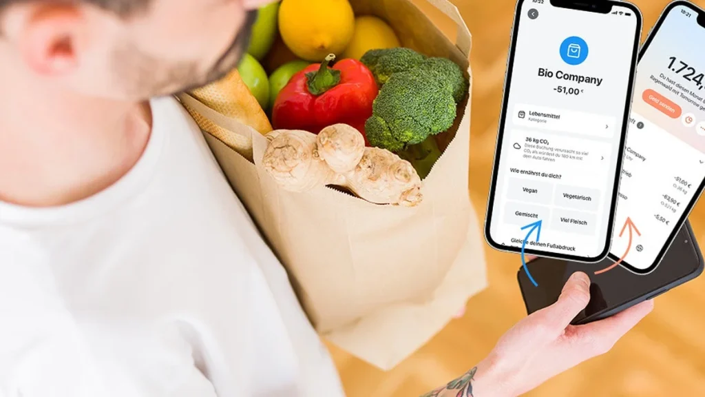 Tomorrow-App CO2-Footprint: Wie deine Debitkarte deinen Klimaverbrauch sichtbar macht